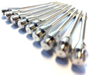 9 x ALLOY ALUMINIUM 1/4 Thread DARTS STEMS / SHAFTS Medium (3 sets) 45mm length
