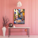 5D DIY Diamond Painting Street Landscape Rhinestone Full Round Wall Craft Art