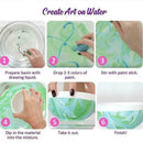 Marbling Painting Kit DIY Painting on Water Creative NICE Set Art Kid Y2U2