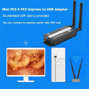 PCI-E PCI-Express to USB Adapter with SIM Card Slot for WWAN/LTE Module Newly