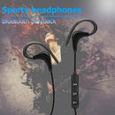 AX-01 Sport Noise Cancelling Headset Wireless Bluetooth Neckband Headphone Black