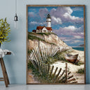 11CT Stamped Print Canvas Artworks Decor Full Cross Stitch Embroidery Painting
