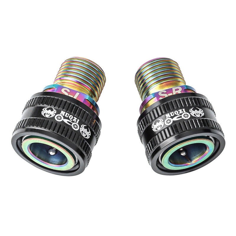 MUQZI MTB Bicycle Pedal Extension Quick Release Pedal Adapters (Multicolor)