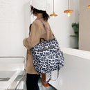 Fashion Women Backpack Animal Leopard Zebra Print Leather Handheld Backpacks