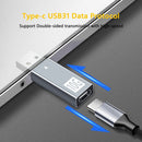 Phone Aluminium Alloy 10Gbps USB 3.1 to Type C PD Charging Adapter Converter