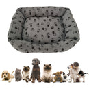 Plush Cat Bed Mat Machine Washable Square Dog Cat Kennel Breathable Pet Products