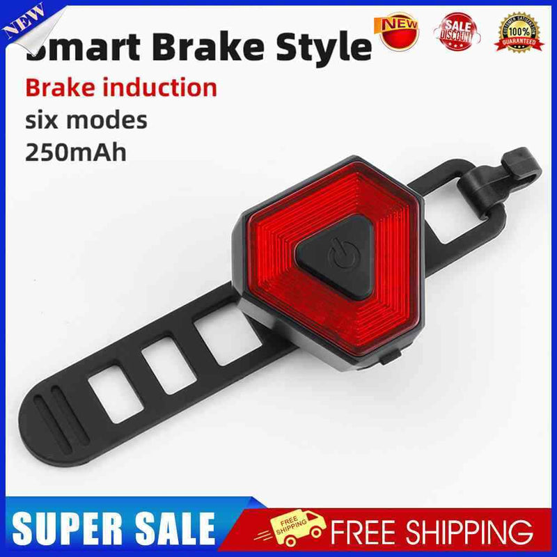 Bicycle Brake Light USB Rechargeable Bike Light Multipurpose Cycling Access
