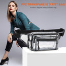 Korean PVC Waterproof Fanny Packs Multi-pocket Zipper Travel Messenger Bags