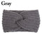Wrap Knitted Headband Hair Accessories Cross Knot Hairband Ear Warmer Headband