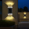 #A LED Outdoor Wall Light Waterproof Up and Down Luminous Lighting Garden Decor