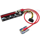 USB 3.0 Mini PCIE Riser SATA 16X PCIE PC Adapter Card Power Cable (6 Pin)