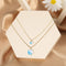 Women Girls Jewelry Tai Chi Round Love Choker Pendant Clavicle Chain Necklace