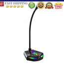 RGB Luminous Desktop Speech Professional Audio Microphones for Computer Lapto