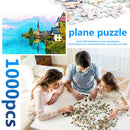 Adults Kids Paper Jigsaw Puzzles 1000pcs Riverside Town Assemble Game Toys Gifts
