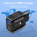 5A USB Type C Fast Charger PD 25W + QC3.0 Mobile Phone Wall Charging Adapter