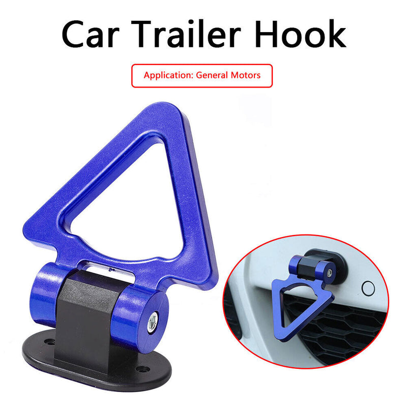 Universal ABS Car Trailer Hook Decoration Racing Triangle Style Bumper Tow Hook