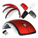 2.4Ghz Wireless Mouse Foldable Folding Optical Mice Receiver USB For Laptop F0Q1