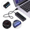 High-Speed 4-Port USB 2.0 Hub Splitter USB Charging Cable Dock Station Fast Charging