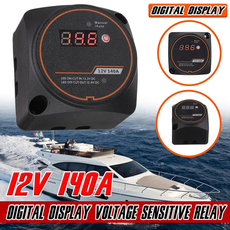 12V 140A Split Charge Relay Dual Battery Isolator Relays for Camper Car RV