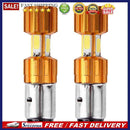 1 Pair DC 12V H6 BA20D 30W COB Motorcycle Motorbike LED Headlight Bulbs