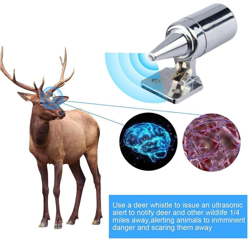 Car Animal Alert Sound Alarm Whistle Ultrasonic Wind Deer Kangaroo~
