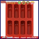Long Strip Finger Biscuit Silicone Mold 8 Holes Oven Cake Mould Bakeware