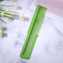 Hairdressing Carbon Anti-static Comb Wide Tooth Hair Clipper Comb (Green) Newly