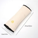 Plush Car Seat Belt Cover Breathable Kids Seatbelt Shoulder Pad (Beige)