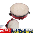 Educational Red  Musical Tambourine Beat Instrument Hand Drum Children  Newly