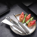 Practical Fruit Carving Knifes Triangle Shape Vegetable Slicer for Restaurant