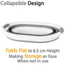 Basket Collapsible Laundry Basket Clothes Draining Basket Washing Clothes Bin