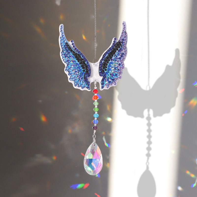 DIY Crystal Point Drill Light Catcher 5D Diamond Painting Wall Hanging Ornament