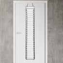 Vinyl Roll Holder 24 Grids Organizer Wall Door Hanging Bag (Light Gray) Newly