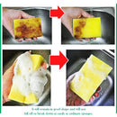 Hippo-shaped 10/20/24pcs Sponge Cleaning Brush Kitchen Washing Dishes Home To