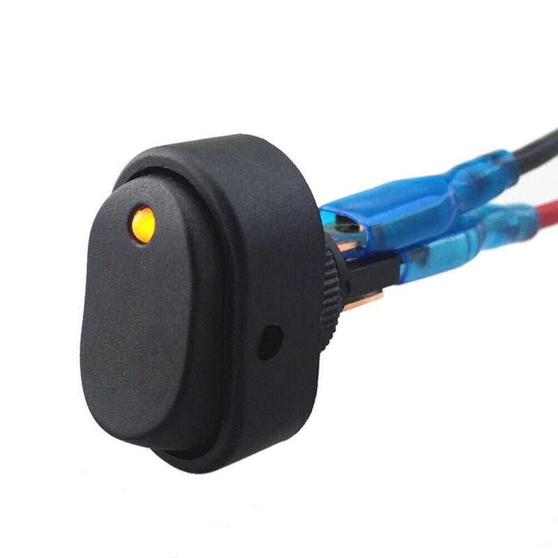 4Pcs 12V 30A Heavy Duty LED OFF/ON Motor Rocker Switch Car Boat Motorcycle Accessories