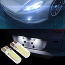 4 X W5W 168 T10 3W Shows Wide Light Silicone License Plate Reading Lamp Newly