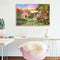 Painting By Numbers DIY Village Scenery Hand Painted Canvas Oil Art Picture Kit