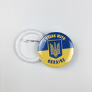 Ukraine Ukrainian Map Flag Symbol Round 13 Styles Clothes Pins(M)