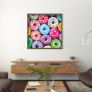 Diamond Painting 5D DIY Colored Donuts Full Round Drill Rhinestones Picture