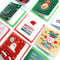 Xmas Patterns Mini Greeting Cards With Envelope Merry Christmas Postcard