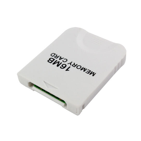 Practical White Memory Card For Nintendo Wii Gamecube GC Game 16MB 16M