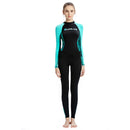 Full Body Wetsuit One-Piece Snorkeling Diving Suit for Women (Black S) Newly