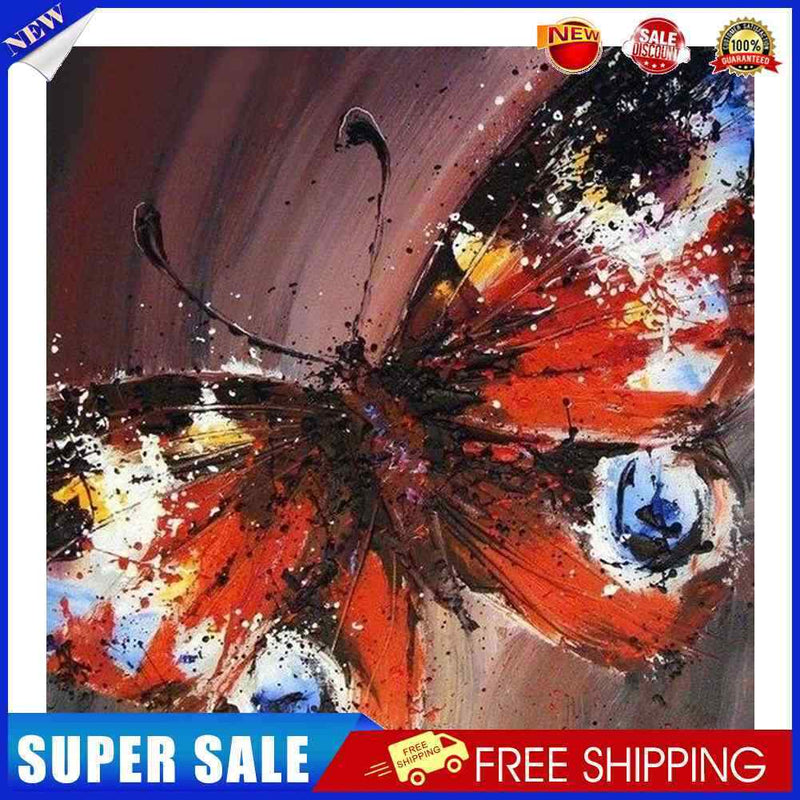 #A Colorful Butterfly Oil Paint By Numbers Kit DIY Painting Wall Art Picture Cra