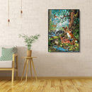 Painting By Numbers Kit DIY Animal World Canvas Oil Art Picture Home Decor Newly