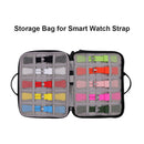 Portable Watch Strap Storage Bag Organizer Watchband Holder Box (Gray) Newly