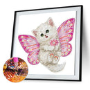 5D DIY Part Special Shaped Drill Diamond Painting Cat Art Decor (YX285) Newly