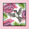 Partial Cross Stitch Art Paint 14CT Stamped Hummingbird Embroidery Wall Ornament