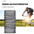 Cycling Camping Tube Scarf Outdoor Gaiter Bandana Headband (Light Grey) Newly