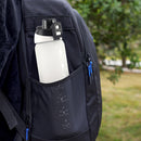 1000ML One-button Lock Sports Water Cup Leak-proof for Gym Outdoor (Black) Newly