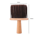 3pcs Neck Face  Brushes Barber Salon Cutting Hair Clean Hairbrush(Brown)
